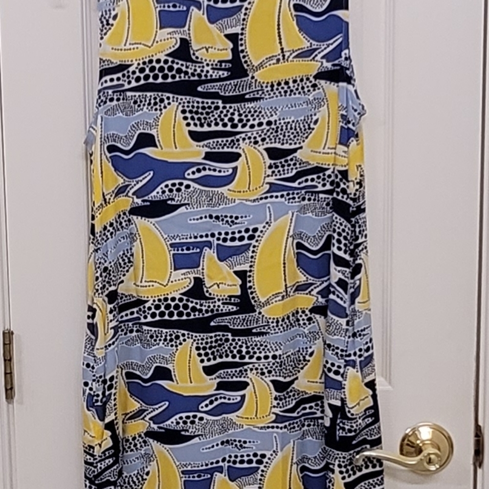NWT Ruffle-neck Shift Dress - Picture 9 of 12
